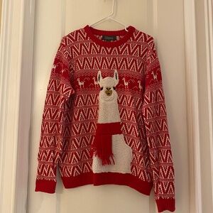 Medium llama ugly Christmas sweater